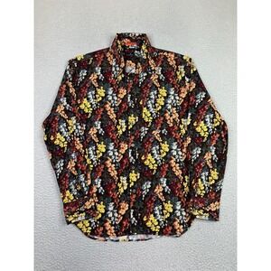PS Paul Smith Shirt Mens Large Multicolor Floral Long Sleeve Button Up Casual